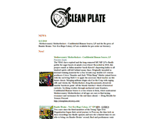 Tablet Screenshot of cleanplate.com